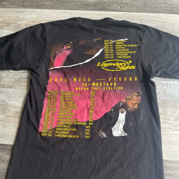 2019 Meek Mill X Future X Meg Thee Stallion‎ Rap concert tour t-shirt legendary - Picture 7 of 7